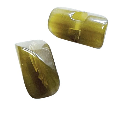 Knebelknopf Hornimitat beige K-11-3