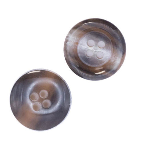 Hornimitat Knopf hi-103-braun-grau