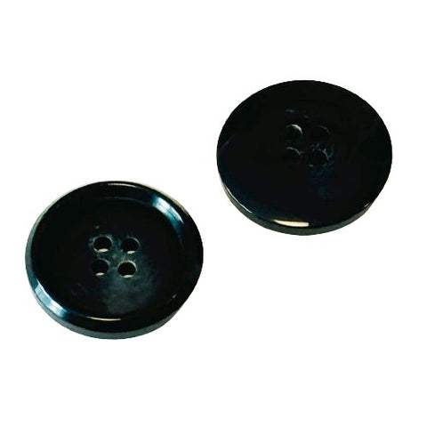 Hornimitat Knöpfe Klassisch 4-Loch Anthrazit Hi-120