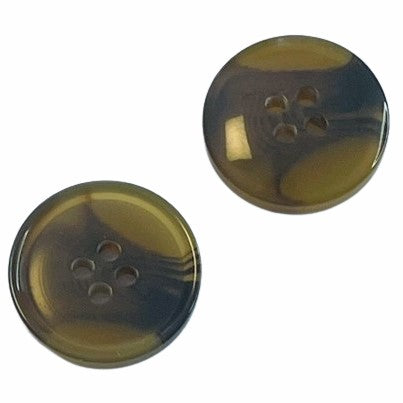 Hornimitat Knopf Dunkel Braun hi-109