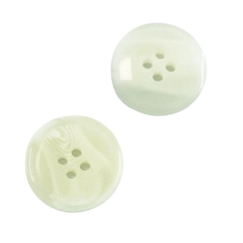 Hornimitat Knopf weiß hi-109