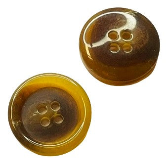 Hornimitat Sakko Knopf braun KBR-40