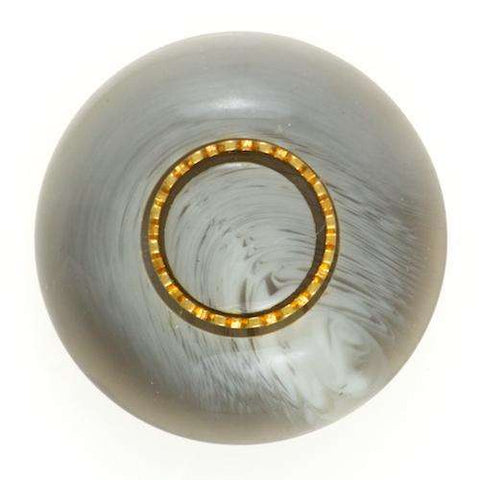 Ösen Knopf meliert Metalleinsatz Gold KG-77