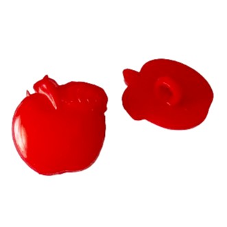 Kinder Knopf Apfel KK-45-rot