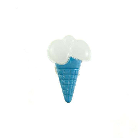 Kinder Knopf Eis Tüten KK-153 blau 1