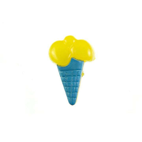 Kinder Knopf Eis Tüten KK-153 blau 5