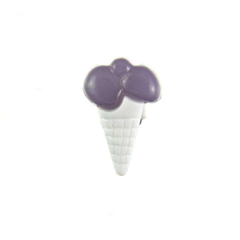 Kinder Knopf Eis Tüten KK-153 weiß 4