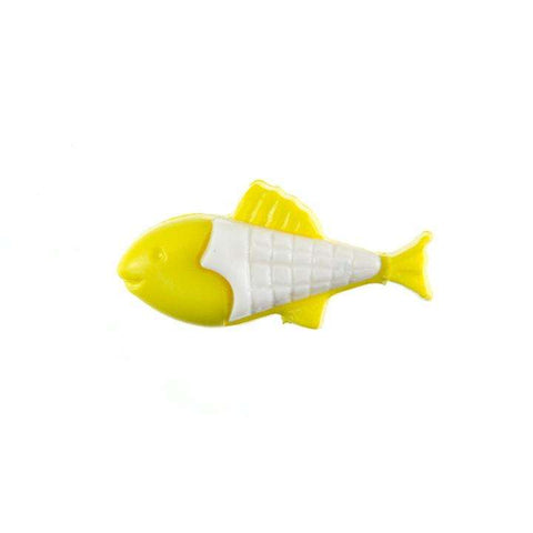 Kinder Knopf Fisch KK-151-gelb-1
