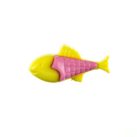 Kinder Knopf Fisch KK-151-gelb-2