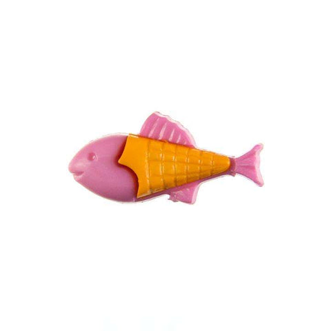 Kinder Knopf Fisch KK-151-rosa-2