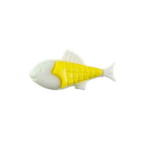 Kinder Knopf Fisch KK-151-weiß-2