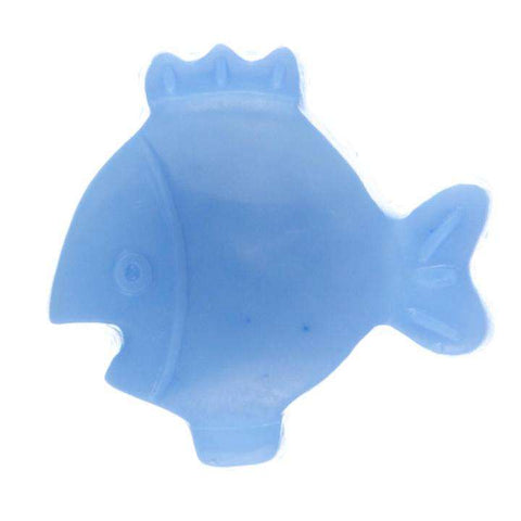 Kinder Knopf Fisch KK-59 blau