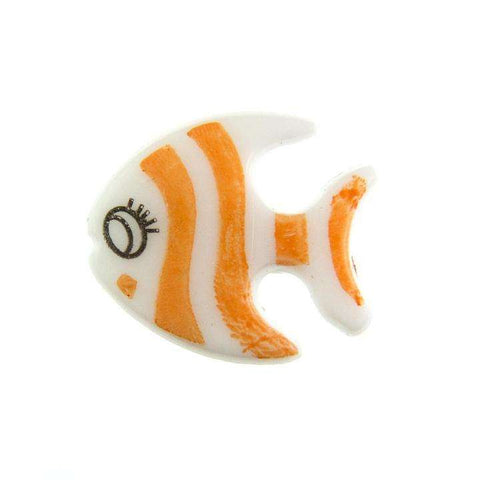 Kinder Knopf Fisch KK-61 orange