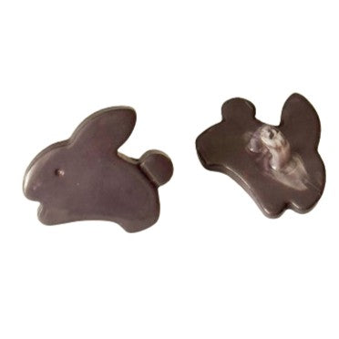 Kinder Knopf grauer Hase KK-27