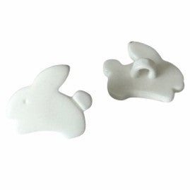 Kinder Knopf weißer Hase KK-27-w
