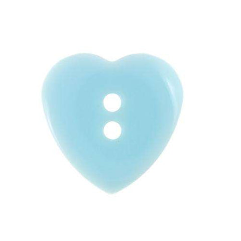 Kinder Knopf Herz KK-107h.blau