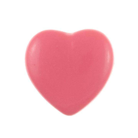 Kinder Knopf Herz KK-25rosa A