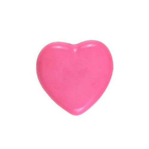 Kinder Knopf Herz KK-25rosa