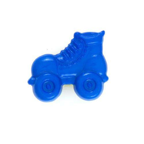 Kinder Knopf Rollschuh KK-56blau