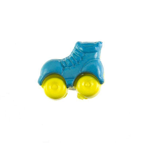 Kinder Knopf Rollschuhe KK-150-blau 5
