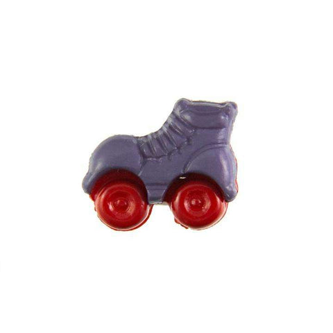 Kinder Knopf Rollschuhe KK-150-lila 3