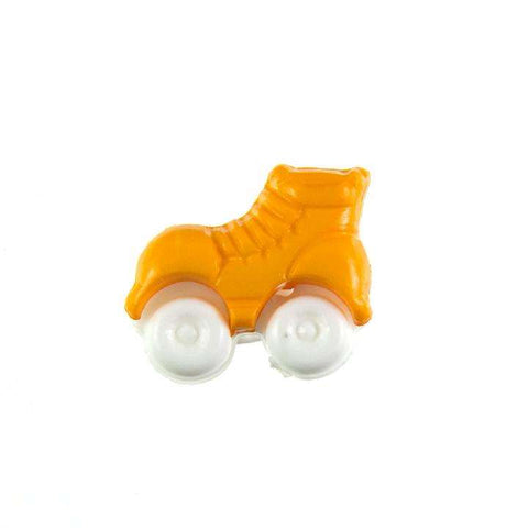 Kinder Knopf Rollschuhe KK-150-orange 1