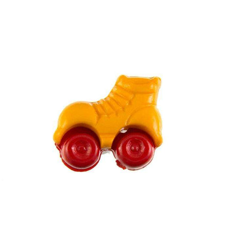 Kinder Knopf Rollschuhe KK-150-orange 2