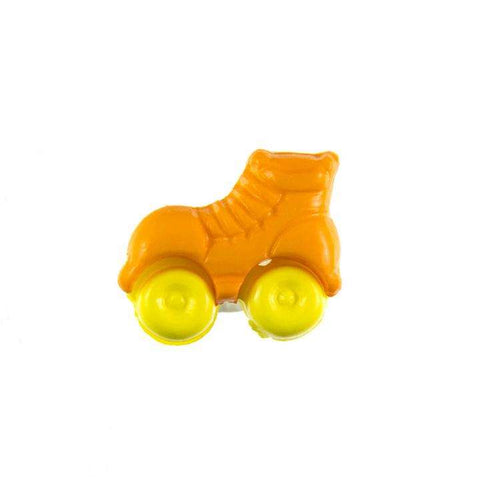 Kinder Knopf Rollschuhe KK-150-orange 4
