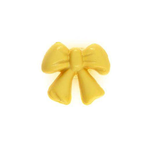 Kinder Knopf Schleife KK-17gelb