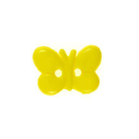 Kinder Knopf Schmetterling KK-37gelb