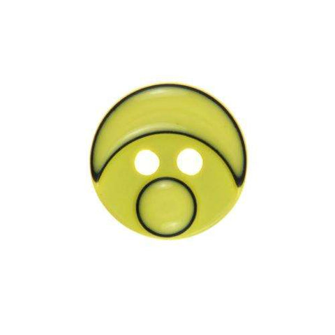 Kinder Knopf Smiley KK-110gelb 14