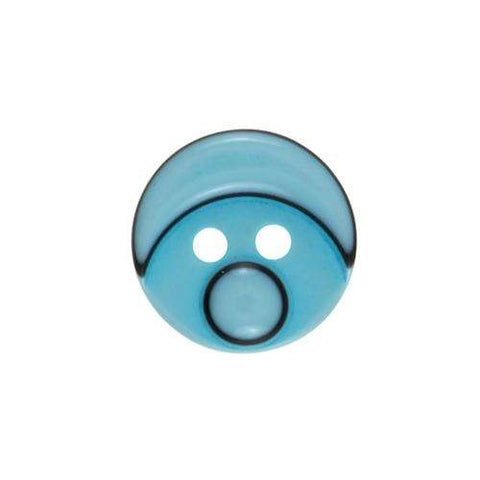 Kinder Knopf Smiley KK-110tuerkis