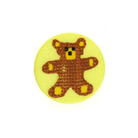 Kinder Knopf Teddy KK-9 gelb