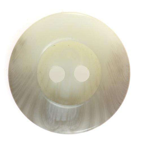 Mantel Knopf 2-Loch creme KM-35