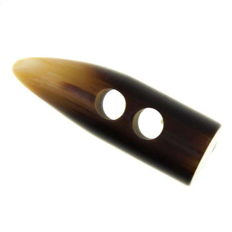 Knebelknopf Hornimitat K-35 braun