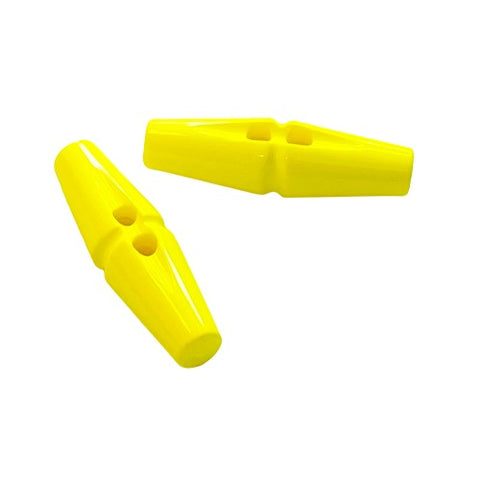 Knebelknopf klassische Form gelb K-121