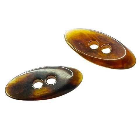 Knebelknopf K-6 dunkel braun