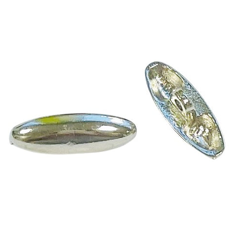 Knebelknopf Metall Silber K-10