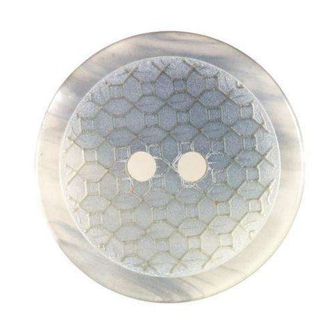 Gemusterter Knopf mit schlichtem Rand KG-17