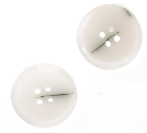 Hornimitat Knopf hi-50-weiß