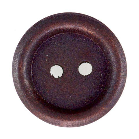 Holz Knopf Schlicht HK-117d A