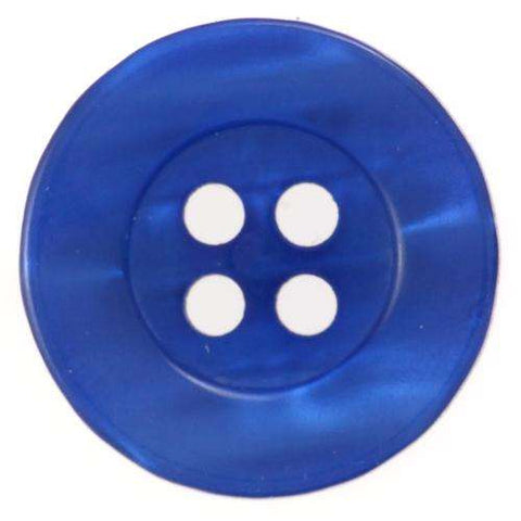 Knopf mit Perlmuttglanz blau KBL-80 B
