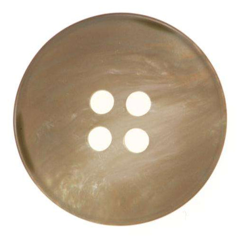 4-Loch Perlmuttimitat Knöpfe Flach braun meliert Glanz KBG-34