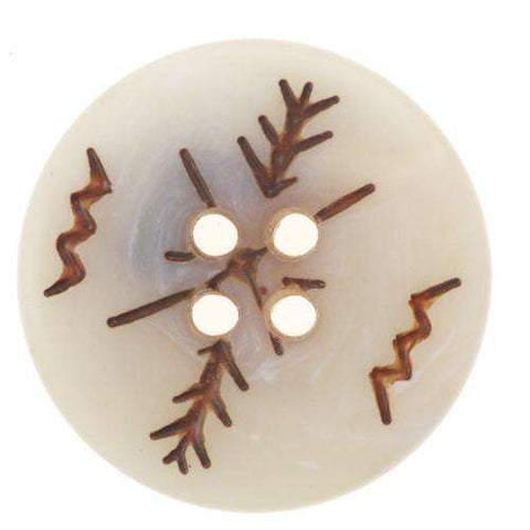 Knopf mit Aztekenmusterung KBG 42