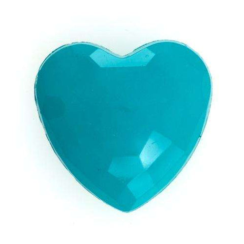 Knopf in Herzform BL-4türkis