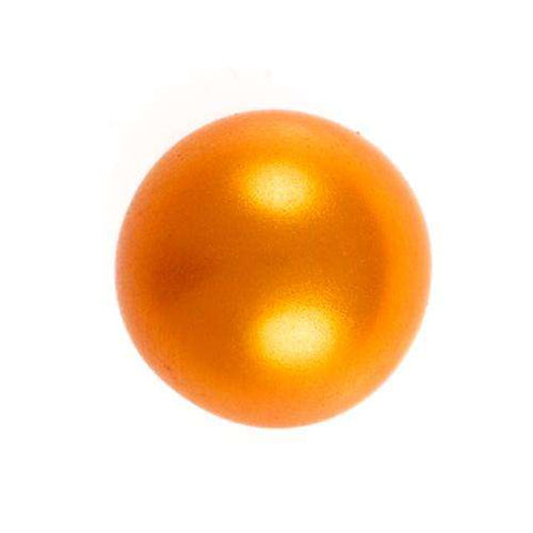 Perlenknöpfe satiniert orange