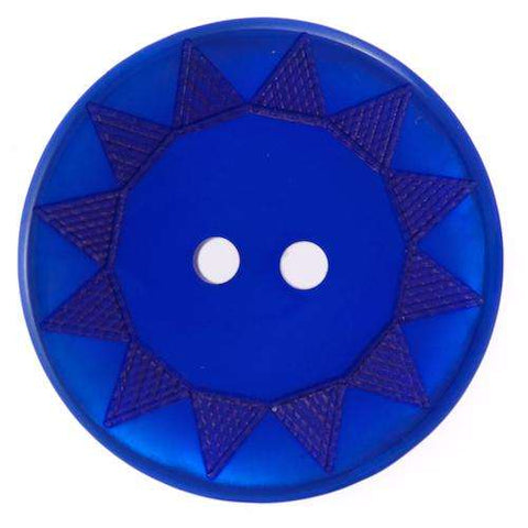 Knopf 2-Loch mit Sternmuster KBL-126