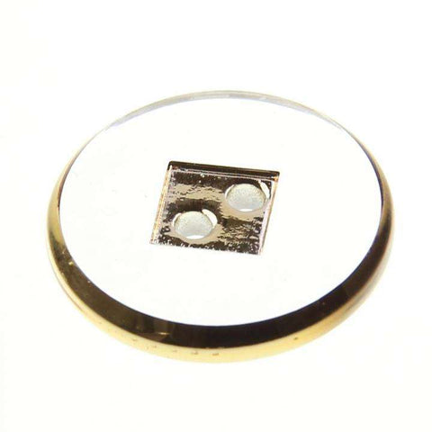 Knopf transp. Gold KW-82g