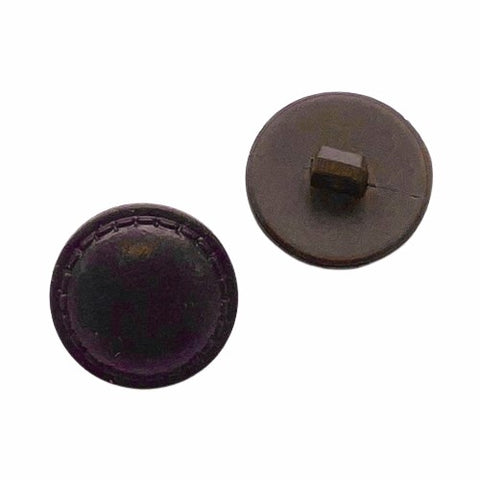 Knopf in Leder-Optik KBR-51br B-20