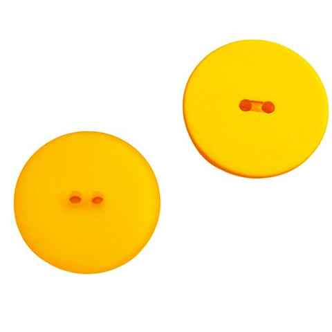 2-Loch Knopf matt orange KW-76